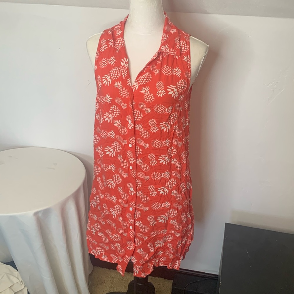 Kavu Sleveless Pineapple Dress Size XS